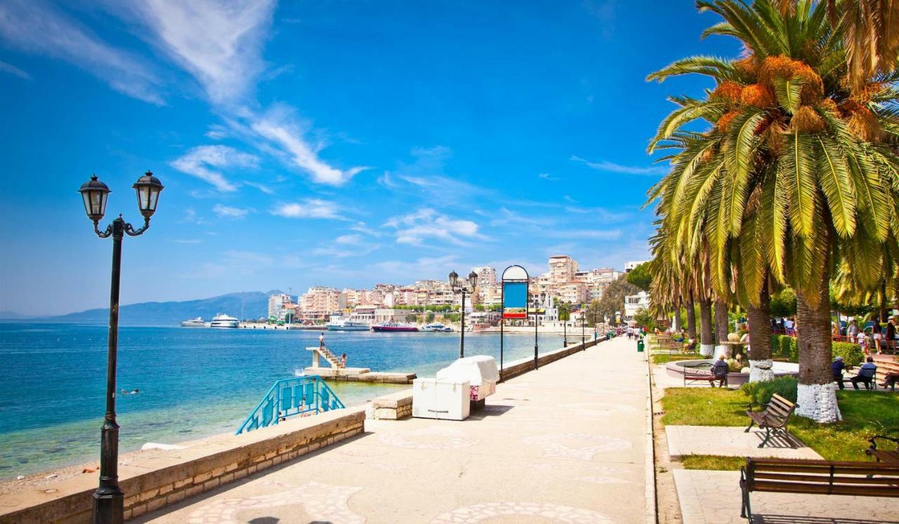 Hotel Edina Sarandë Exterior foto